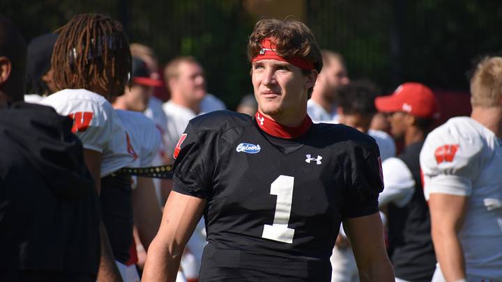 Wisconsin's Colton Joseph. Wisconsin's Colton Joseph.