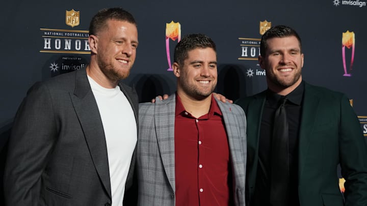 J.J. Watt, Derek Watt and T.J. Watt never played together as a trio in the NFL.
