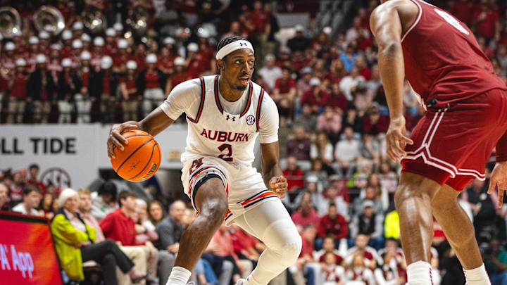 Auburn Tigers guard Denver Jones had 16 points on nine shots in Auburn's 94-85 win over Alabama in Tuscaloosa.