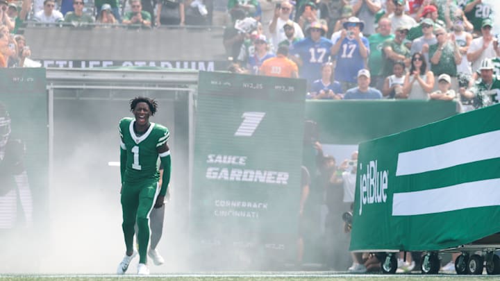 New York Jets cornerback Sauce Gardner