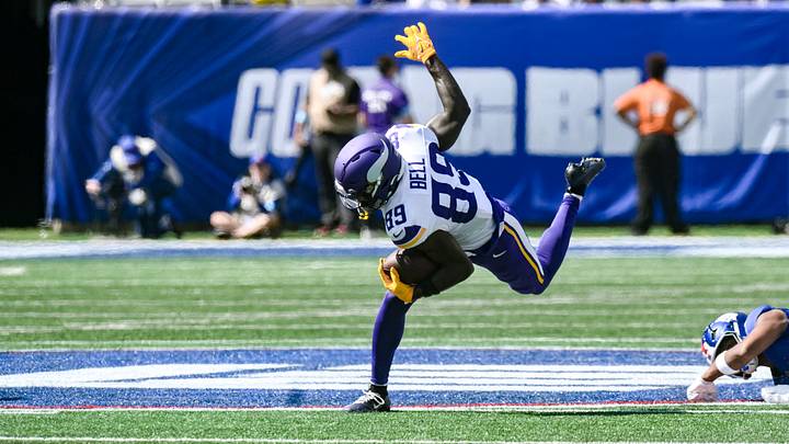 Minnesota Vikings wide receiver Dillon Bell Minnesota Vikings wide receiver Dillon Bell