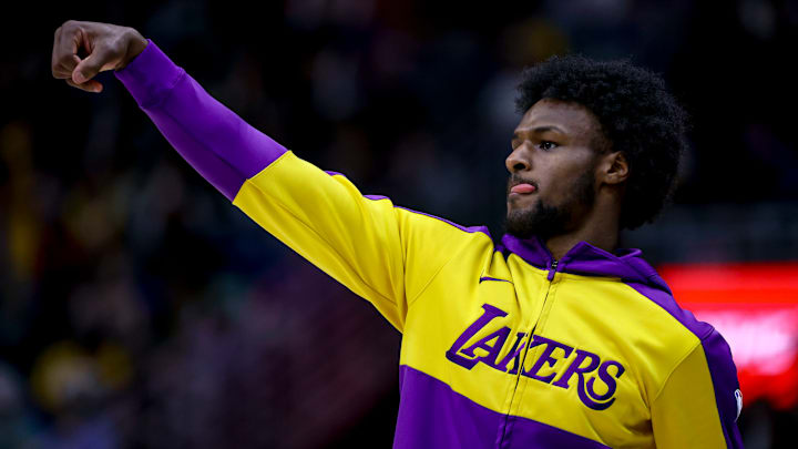 Bronny James es el hijo mayor de LeBron James