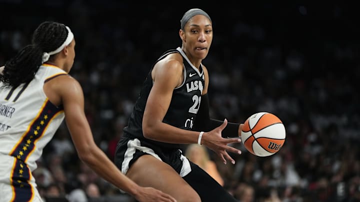 The Las Vegas Aces and center A'ja Wilson are favored on Friday in Game 3. 