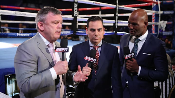 Teddy Atlas speaks during an ESPN broadcast on March 23, 2017.