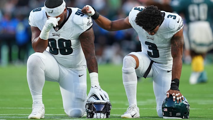 Jalen Carter (L), Nolan Smith (R), Philadelphia Eagles