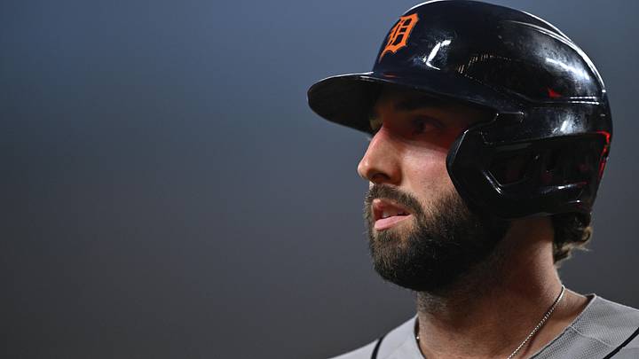 Detroit Tigers outfielder Matt Vierling. Detroit Tigers outfielder Matt Vierling.