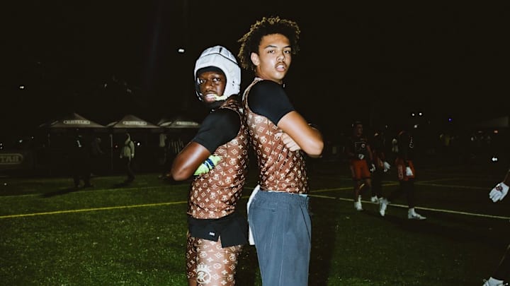 2027 Ohio State commit Jamier Brown and 2027 Nebraska Cornhuskers commit Trae Taylor