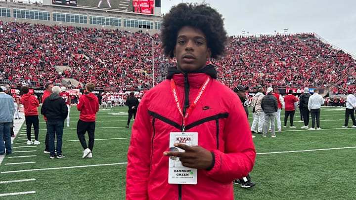 Kennedy “UNO” Green on his Nebraska visit.