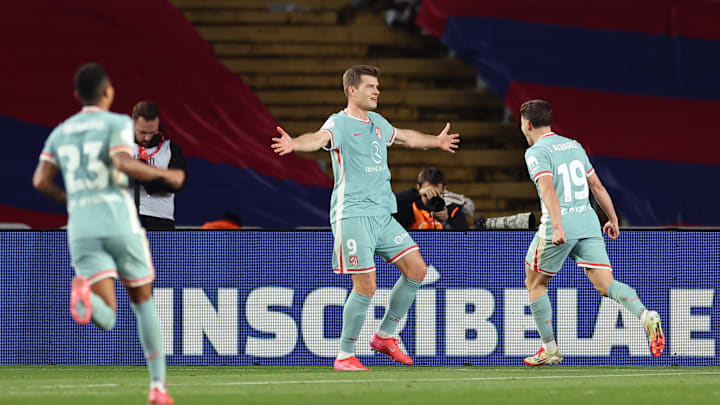 Atletico netted a late equaliser