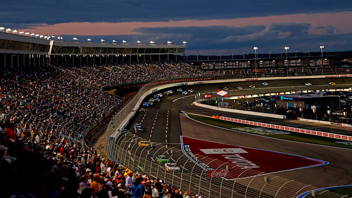 Charlotte Motor Speedway is playing host to a NASCAR-industry-wide initiative to collect donations for those impacted by the devastation caused by Hurricane Helene.