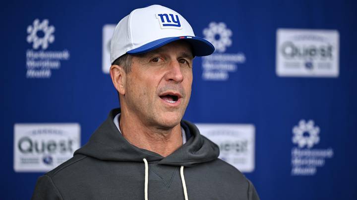 New York Giants - head coach John Harbaugh