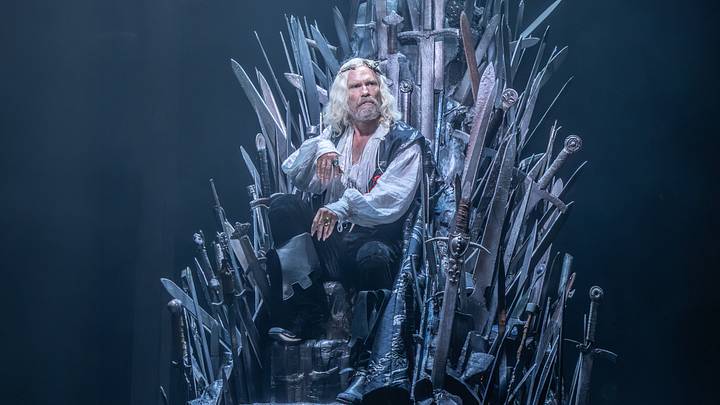 Michael Shaeffer (Aerys Targaryen) in Game of Thrones: The Mad King, directed by Dominic Cooke, taken in The Royal Shakespeare Theatre, July 2026. Michael Shaeffer (Aerys Targaryen) in Game of Thrones: The Mad King, directed by Dominic Cooke, taken in The Royal Shakespeare Theatre, July 2026.