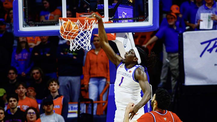 Boise State Broncos forward O'Mar Stanley. Boise State Broncos forward O'Mar Stanley.