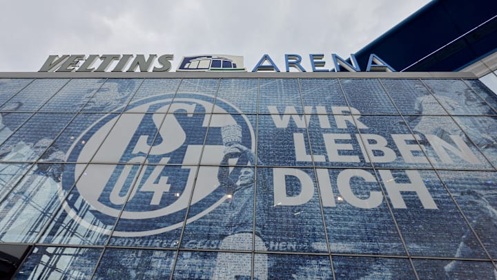 Die Veltins-Arena auf Schalke
