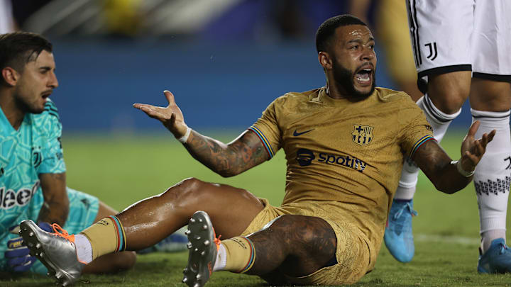 Depay in Barcellona-Juve