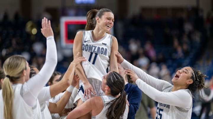 Gonzaga women's basketball guard Allie Turner (11).