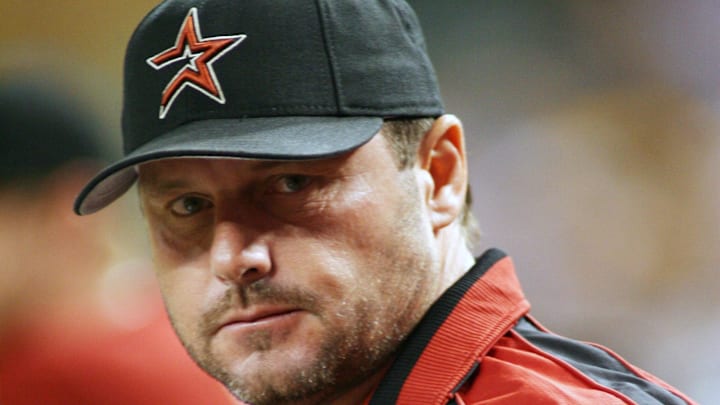 Houston Astros pitcher (22) Roger Clemens
