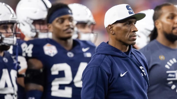 Penn State Nittany Lions safeties coach Anthony Poindexter