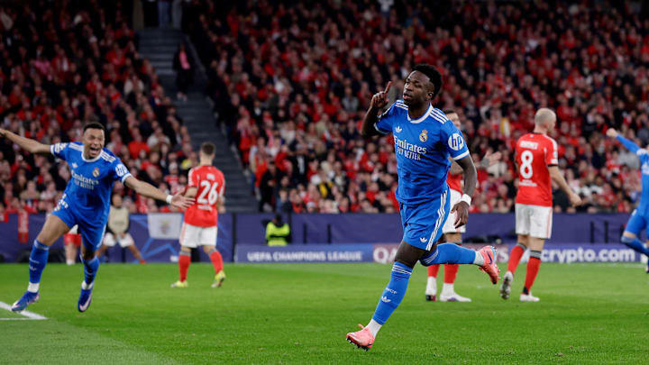 Com Vini Jr., Real Madrid reencontra o Benfica após duelo marcado por racismo em Portugal