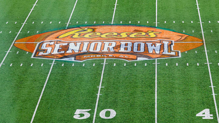 The 2022 Reese's Senior Bowl at Hancock Whitney Stadium. The 2022 Reese's Senior Bowl at Hancock Whitney Stadium.