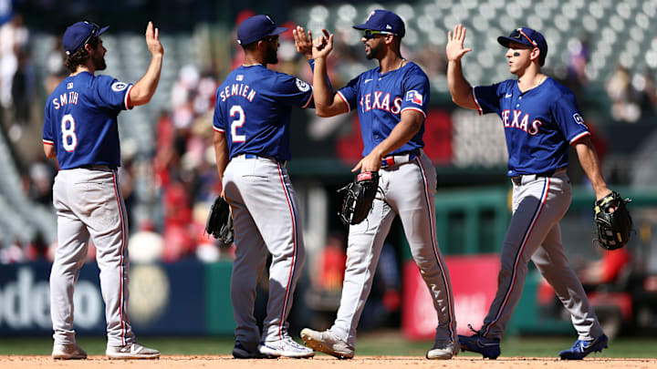Texas Rangers v Los Angeles Angels