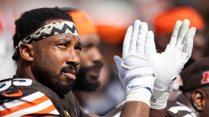 Cleveland Browns defensive end Myles Garrett