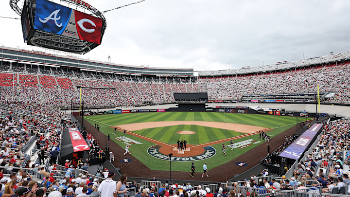 MLB Speedway Classic: Atlanta Braves v Cincinnati Reds