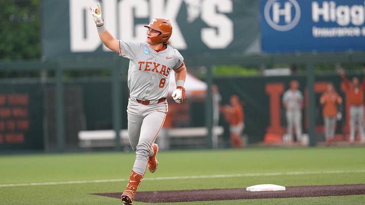 Jun 7, 2026; Austin, TX, USA; Texas Longhorns catcher Carson Tinney