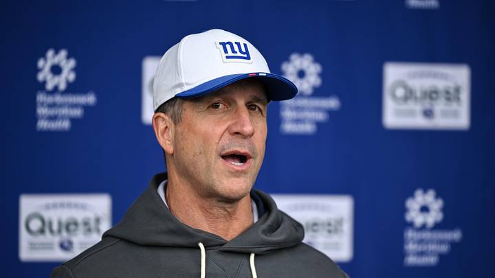 New York Giants - head coach John Harbaugh