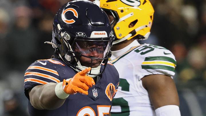 Chicago Bears running back Kyle Monangai. Chicago Bears running back Kyle Monangai.