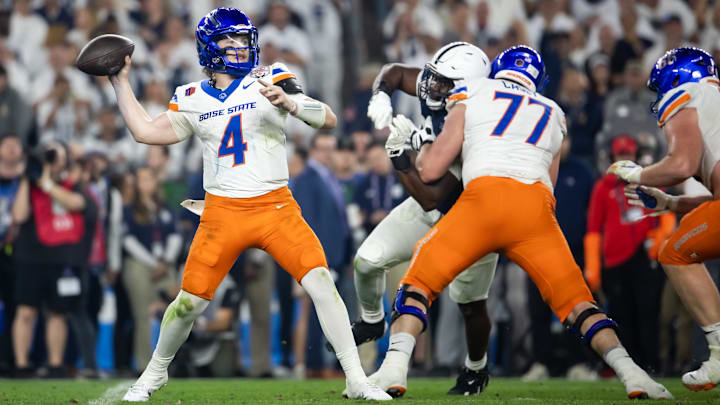Boise State Broncos quarterback Maddux Madsen.
