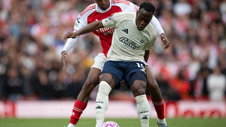 Arnaud Kalimuendo kommt bei Nottingham nicht in Fahrt Arnaud Kalimuendo kommt bei Nottingham nicht in Fahrt