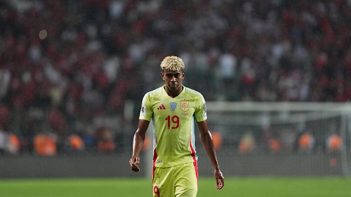 Lamine Yamal a joué blessé avec l'Espagne lors du rassemblement.