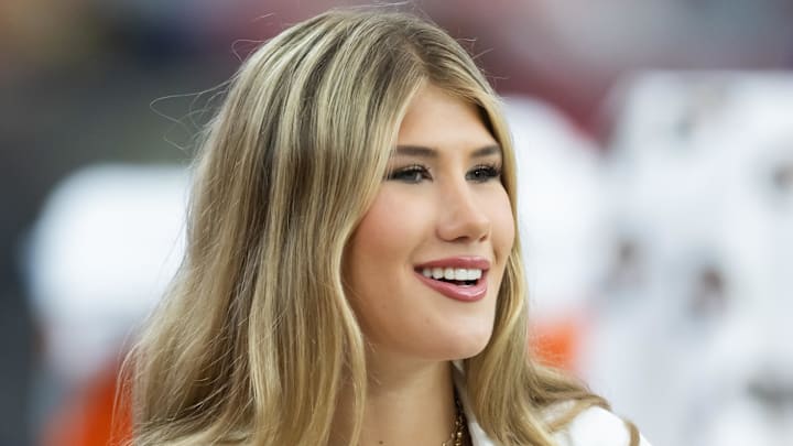 Aug 9, 2025; Glendale, Arizona, USA; Kansas City Chiefs owner Ava Hunt against the Arizona Cardinals during a preseason NFL game at State Farm Stadium.