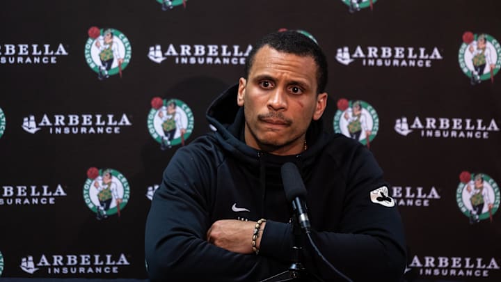 Boston Celtics head coach Joe Mazzulla