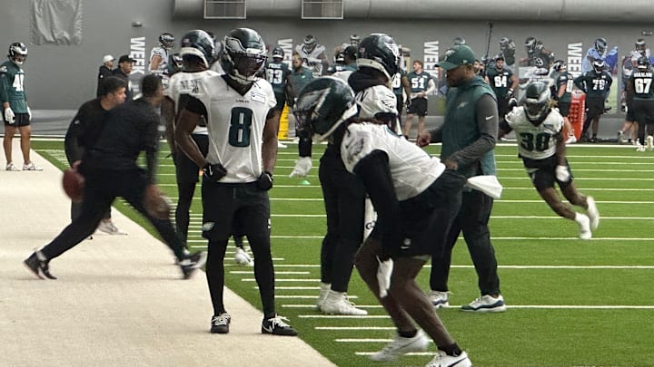 Adoree Jackson (No. 8) is one of more than a dozen Eagles signed to one-year deals this offseason. Adoree Jackson (No. 8) is one of more than a dozen Eagles signed to one-year deals this offseason.