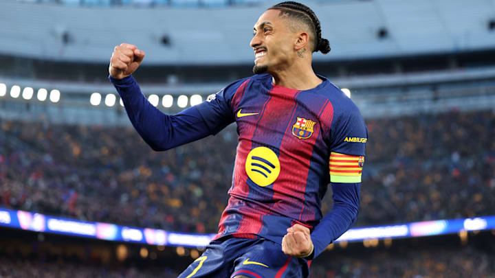 Raphinha comanda a vitória do Barcelona contra o Newcastle, pela Champions League 2025/26