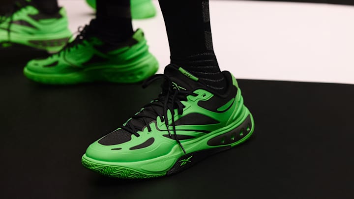 The Reebok Engine A 'Solar Lime' colorway.