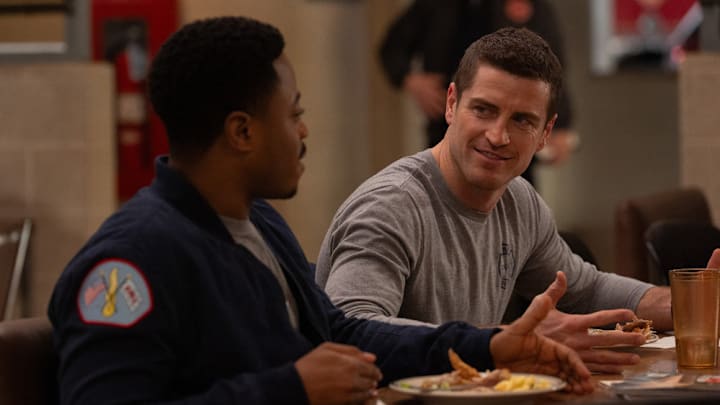 CHICAGO FIRE -- "Permanent Damage" Episode 13019 -- Pictured: Jake Lockett as Sam Carver -- (Photo by: Peter Gordon/NBC)