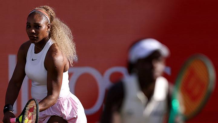 Williams returned to the court in a doubles match alongside Canada's Victoria Mboko. Williams returned to the court in a doubles match alongside Canada's Victoria Mboko.