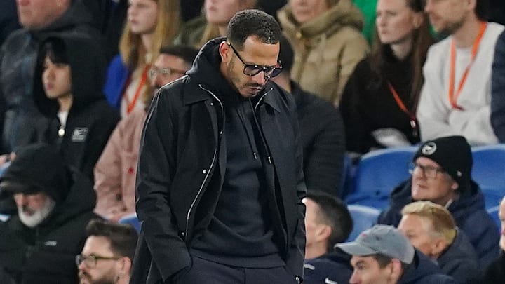 Liam Rosenior, entraineur de Chelsea après la défaite face à Brighton hier (3-0)