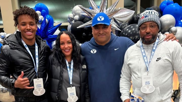 BYU target Legend Glasker attends BYU Junior Day