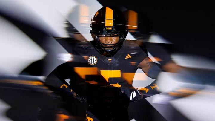 Tennessee football revealed their adidas dark mode uniforms on July 9, 2026. The Vols will wear them on Nov. 7 against Kentucky. Tennessee football revealed their adidas dark mode uniforms on July 9, 2026. The Vols will wear them on Nov. 7 against Kentucky.