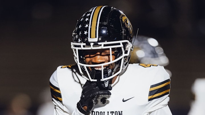 Ryan Mosley during his high school game with Carrollton High School.