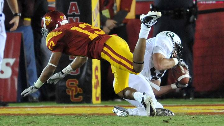 In three seasons at Oregon free safety John Boyett racked up 278 tackles and 10 interceptions, another in a long line of ball hawks in the Duck secondary.