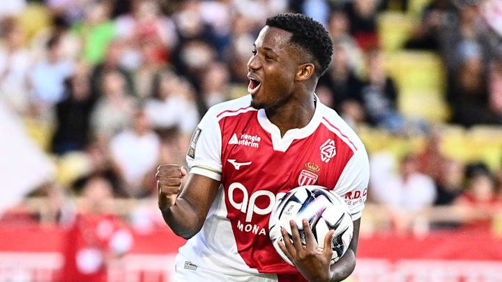Ansu Fati lors de AS Monaco - OGC Nice.