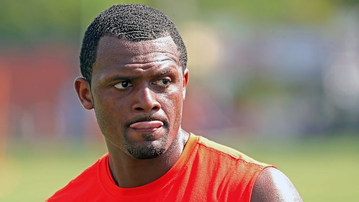 Quarterback Deshaun Watson during practice with the Cleveland Browns on Aug. 4.

Syndication Akron Beacon Journal