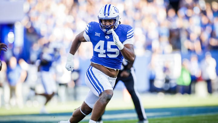 BYU defensive end Viliami Pouha against Arizona