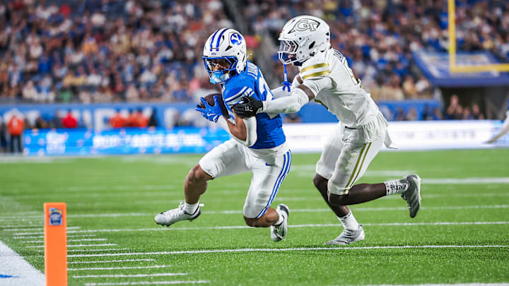 BYU RB Jovesa Damuni against Georgia Tech in the Pop-Tarts Bowl