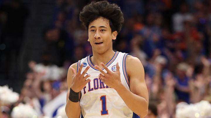 Mar 22, 2026; Tampa, FL, USA; Florida Gators guard Xaivian Lee (1) celebrates after a play against the Iowa Hawkeyes in the second half during a second round game of the men's 2026 NCAA Tournament at Benchmark International Arena. Mar 22, 2026; Tampa, FL, USA; Florida Gators guard Xaivian Lee (1) celebrates after a play against the Iowa Hawkeyes in the second half during a second round game of the men's 2026 NCAA Tournament at Benchmark International Arena.